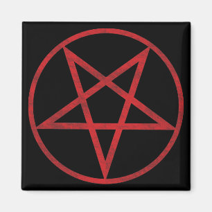 Imã Pentagram vermelho