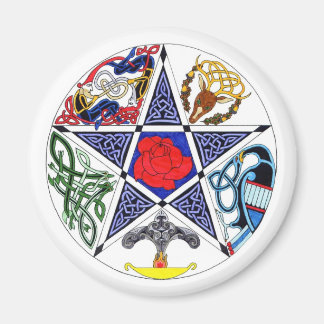 Imã Pentagrama Celta