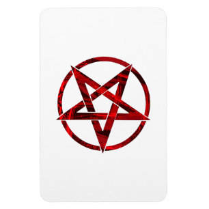 Ímã Pentagrama do Diabo Vermelho