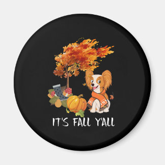 Imã Pentes de Cães | Papillon Está no outono Y'all