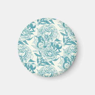 Imã Peões e borboletas, impressão, lagoa azul