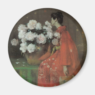 Imã Peônias por William Merritt Chase, Arte Fino Vinta
