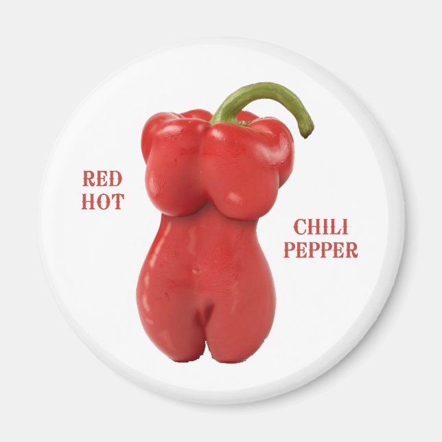 Imã Pepper Red Hot Chili (Frente)
