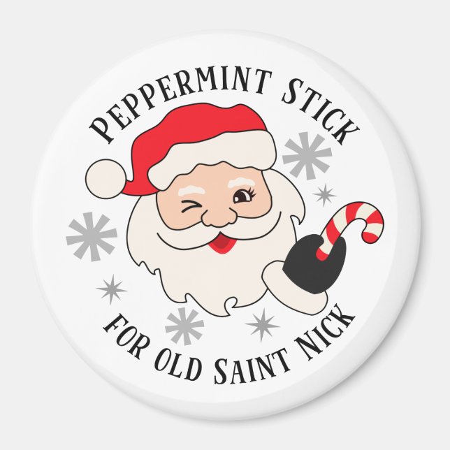 Imã Peppermint Stick for Old Saint Nick (Frente)