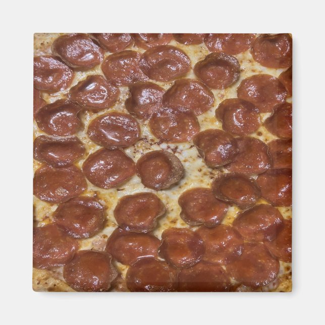 Imã Pepperoni Pizza (Frente)