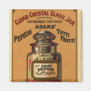Imã Pepsin Tutti Frutti Gum- 1897