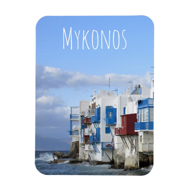 Ímã Pequena Veneza, Mykonos, Grécia (Vertical)