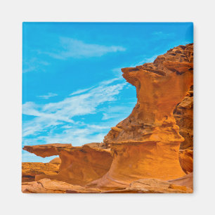 Imã Pequenas Esculturas de Rocha Vermelha na Finlândia