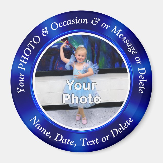 Imã Pequenas impressoras FOTOGRAFIAS para geladeira, P (Frente)