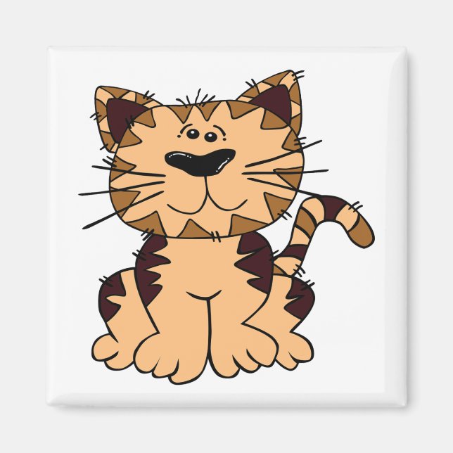 IMÃ PEQUENO BEIJO E GATO DE GRANA CABEÇA (Frente)