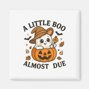 Imã Pequeno Boo Está Quase A Vir À Gravidez No Hallowe