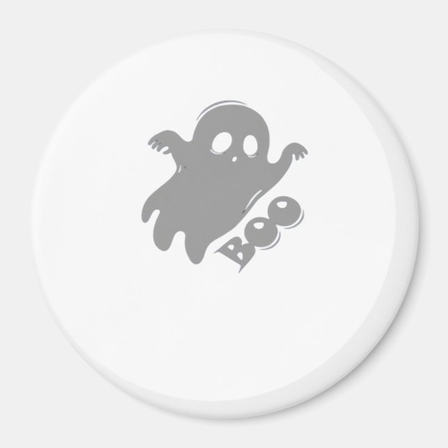 Imã Pequeno Boo Estético Simples (Frente)