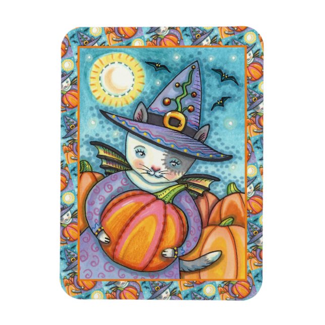 ÍMÃ PEQUENO COZINHO DE GATO, COTA E COR (Vertical)