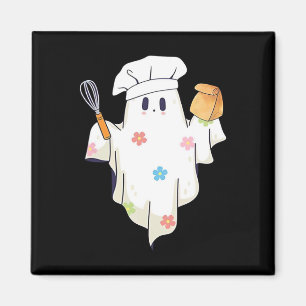 Imã Pequeno e Bonito Chef Fantasma Engraçado Café-de-A