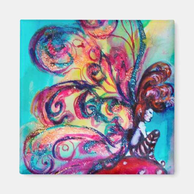 Imã Pequeno Elfo dos Cogumelos (Frente)