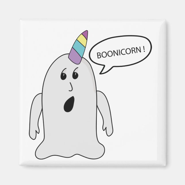 Imã Pequeno Fantasma de Boonicorn (Frente)