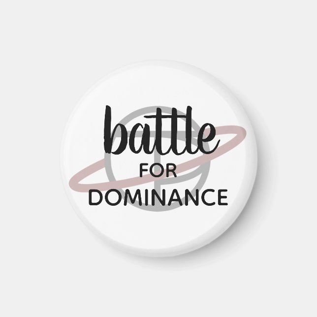 Imã Pequeno ímã "Batalha pelo Dominance" (Frente)