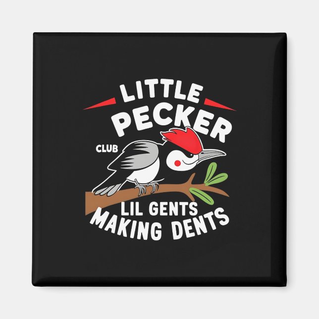 Imã Pequeno Pecker Club Lil Gents Fazer Dents Retro (Frente)