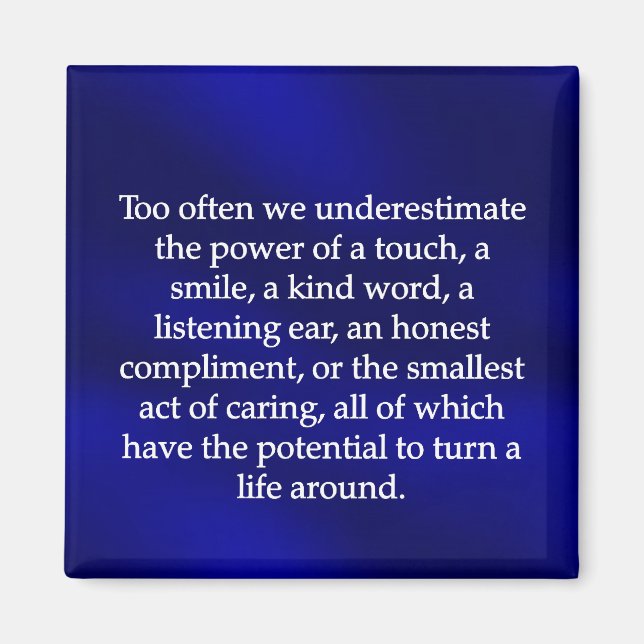 Imã Pequenos atos de assistência (Frente)