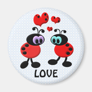 Imã Pequenos Insetos de Amor