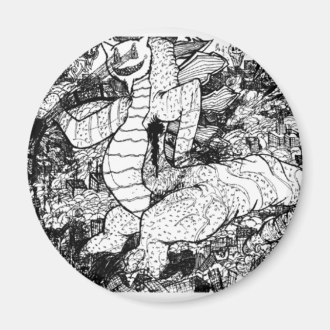 Imã Percentum Godzilla (Frente)