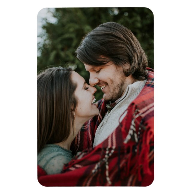 Ímã Percorrências Elegantes Personalizáveis de 2 Lados (Vertical)