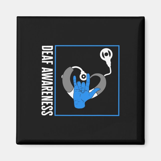 Imã Perda de audição Sensibilização do Implante Coclea (Frente)