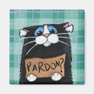 Imã Perdão - Magneta de Gato Whimsical
