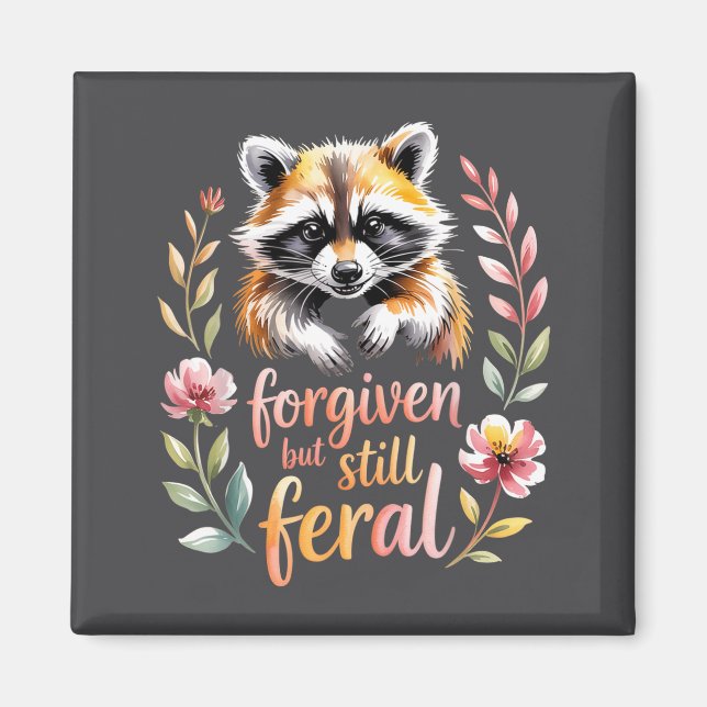 Imã Perdoado Mas Ainda Feral Guaxinim Cota Cristã  (Frente)