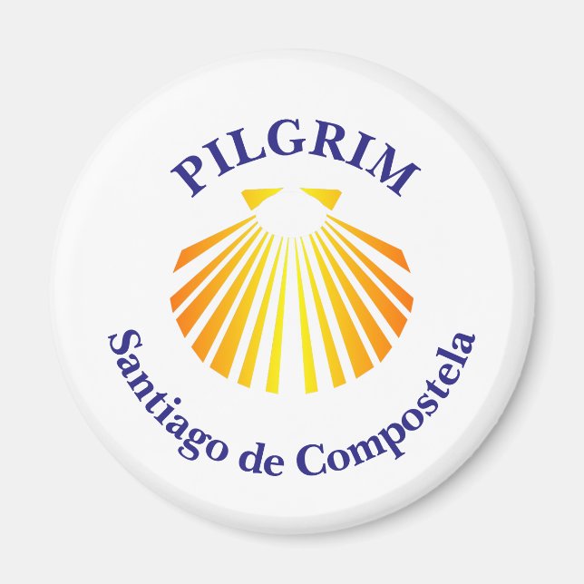 Imã peregrino do Caminho de Santiago (Frente)
