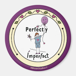 Imã Perfeitamente Imperfeito 2A_Ímã Redondo 3”