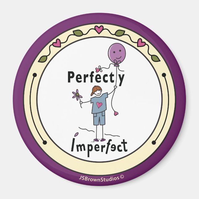 Imã Perfeitamente Imperfeito 2A_Ímã Redondo 3” (Frente)