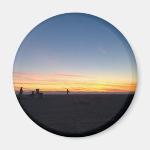 Imã Perfeito Sunset em Huntington Beach, Califórnia