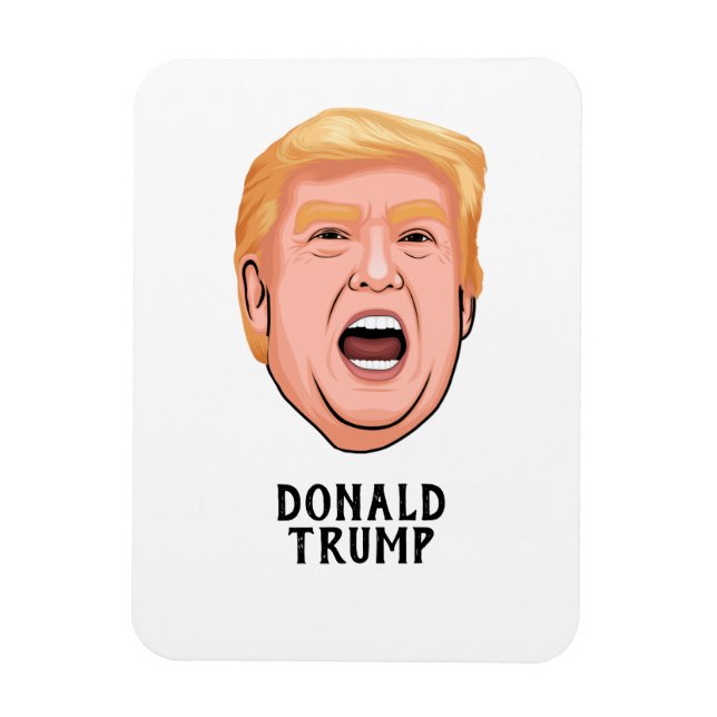 ÍMÃ PERFIL ANGRY DONALD TRUMP (Vertical)
