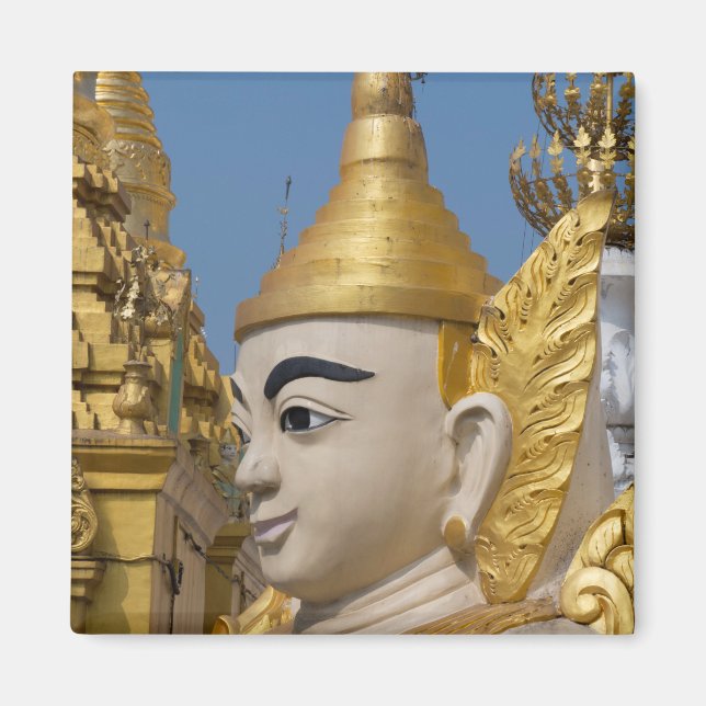 Imã Perfil da Estátua de Buda (Frente)