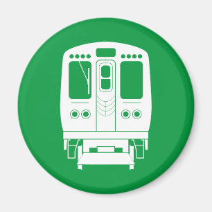 Imã Perfil "L" de Chicago branca em plano de fundo ver