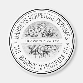 Imã Perfume Ephemera Preto e Branco