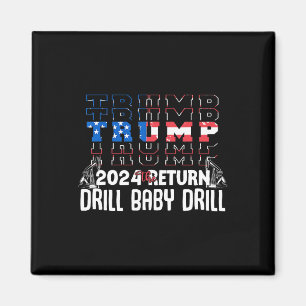 Imã Perfuração de Trump Bebê Republicano Citação Engra