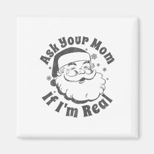 Imã Pergunte à sua mãe se eu sou o Papai Noel de verda