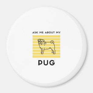 Imã Pergunte-me sobre meu cachorro