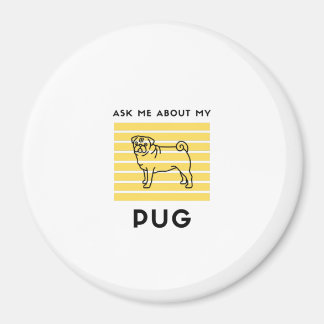Imã Pergunte-me sobre meu cachorro