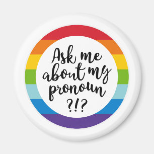 Imã Pergunte-Me Sobre O Meu Pronoun?