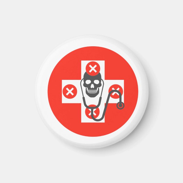 Imã Perigo para a saúde (Frente)