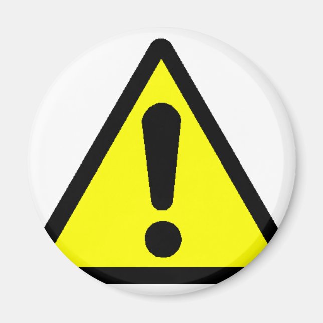 Imã Perigo! (Ponto de exclamação) (Frente)