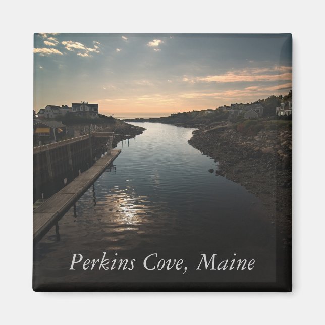 Imã Perkins Cove, York, Maine Magnet (Frente)
