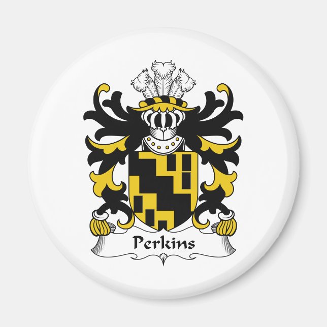Imã Perkins Family Crest (Frente)