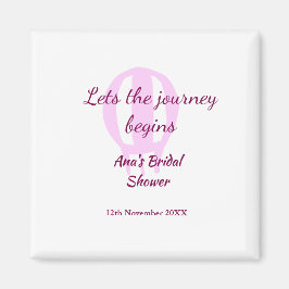 Imã permite que a viagem comece a adicionar nome pino