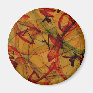Imã Pernas sapos - Arte Abstrato
