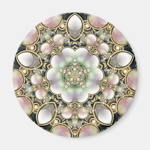 Imã Pérolas e Caleidoscópio Dourado