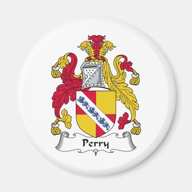 Imã Perry Family Crest (Frente)
